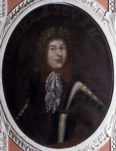 Albrecht von Coburg, Hertog van Saksen, Cleve en Berg door German School